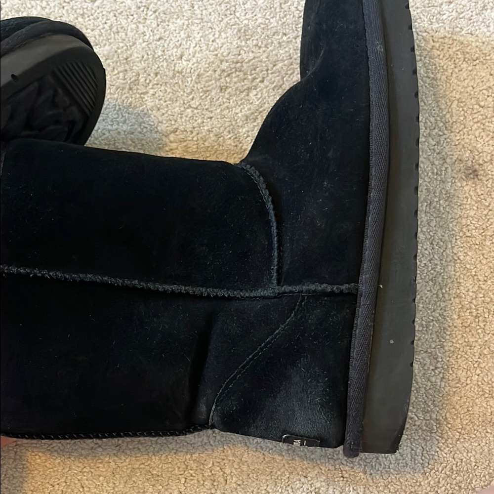 Black Suede Boots - Picture 8 of 11